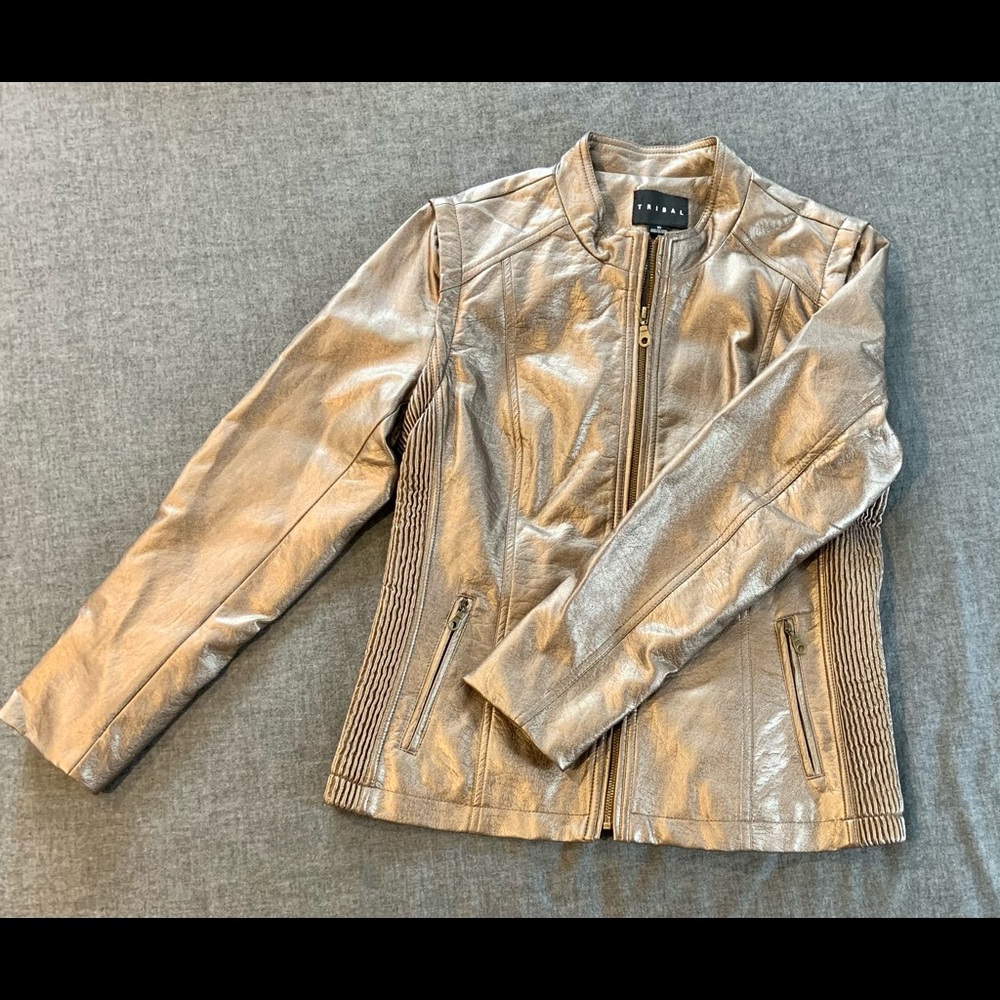 10 Faux Leather Jacket Tribal